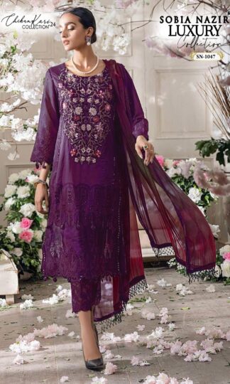 SOBIA NAZIR LUXURY SN 1047 PAKISTANI SUITS MANUFACTURER IN SURATSOBIA NAZIR LUXURY SN 1047 PAKISTANI SUITS MANUFACTURER IN SURAT