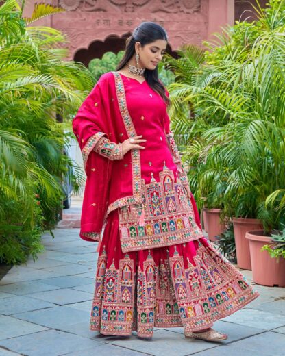 SRK 5285 READYMADE PLAZZO SUITS PARTY WEAR BEST QUALITY PAKISTANI SUITS, ONLINE SHOPPING SUITS, PAKISTANI SUITS AT MANUFACTURER PRICE, PAKISTANI SUITS LATEST COLLECTION, PAKISTANI SUITS WHOLESALE, PAKISTANI SUITS WHOLESALE DELHI, SRK 5285  INDIAN PLAZZO SUITS SET, NEW PLAZZO SET IN INDIA, Pakistani Suits, PLAZZO SUITS DESIGN FOR GIRL, PLAZZO SUITS PARTY WEAR, PLAZZO SUITS PARTY WEAR WITH DUPATTA, READYMADE, Salwar Kameez, Single, SRK, Suits, TOP PLAZZO SET WITH DUPATTA