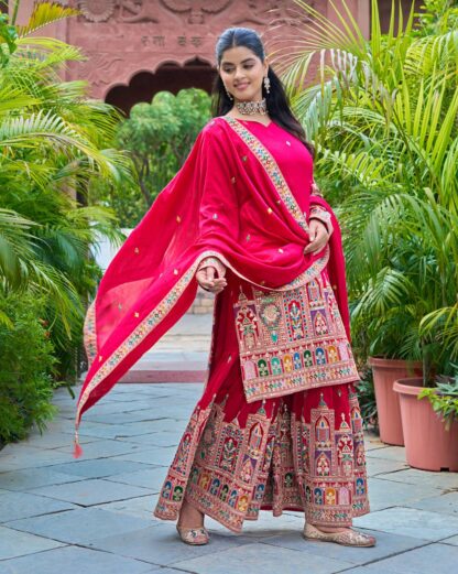SRK 5285 READYMADE PLAZZO SUITS PARTY WEAR BEST QUALITY PAKISTANI SUITS, ONLINE SHOPPING SUITS, PAKISTANI SUITS AT MANUFACTURER PRICE, PAKISTANI SUITS LATEST COLLECTION, PAKISTANI SUITS WHOLESALE, PAKISTANI SUITS WHOLESALE DELHI, SRK 5285  INDIAN PLAZZO SUITS SET, NEW PLAZZO SET IN INDIA, Pakistani Suits, PLAZZO SUITS DESIGN FOR GIRL, PLAZZO SUITS PARTY WEAR, PLAZZO SUITS PARTY WEAR WITH DUPATTA, READYMADE, Salwar Kameez, Single, SRK, Suits, TOP PLAZZO SET WITH DUPATTA
