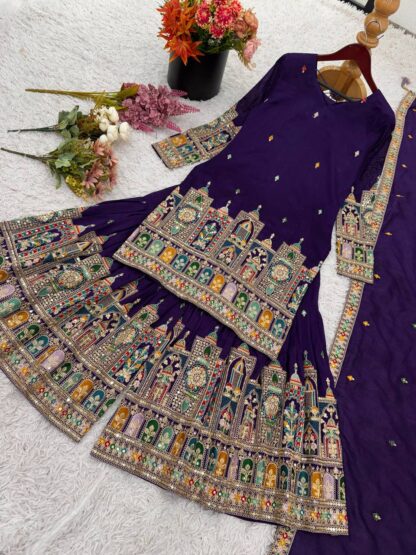 SRK 5285 READYMADE PLAZZO SUITS PARTY WEAR BEST QUALITY PAKISTANI SUITS, ONLINE SHOPPING SUITS, PAKISTANI SUITS AT MANUFACTURER PRICE, PAKISTANI SUITS LATEST COLLECTION, PAKISTANI SUITS WHOLESALE, PAKISTANI SUITS WHOLESALE DELHI, SRK 5285  INDIAN PLAZZO SUITS SET, NEW PLAZZO SET IN INDIA, Pakistani Suits, PLAZZO SUITS DESIGN FOR GIRL, PLAZZO SUITS PARTY WEAR, PLAZZO SUITS PARTY WEAR WITH DUPATTA, READYMADE, Salwar Kameez, Single, SRK, Suits, TOP PLAZZO SET WITH DUPATTA