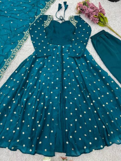 SSR 516 PEOCOCK BLUE BUY LADIES GOWN WHOLESALE PRICE BEST QUALITY PAKISTANI SUITS, PAKISTANI KURTI AT BEST PRICE, PAKISTANI KURTI SUPPLIER, PAKISTANI SALWAR KAMEEZ, PAKISTANI SUITS MANUFACTURER IN SURAT, PAKISTANI SUITS ONLINE SHOPPING IN INDIA, PAKISTANI SUITS SINGLE, SALWAR KAMEEZ WHOLESALE, SSR 5003 DESIGNER SALWAR KAMEEZ MANUFACTURER IN SURAT, SSR 516 PEOCOCK BLUE, WHOLESALE SUITS COLLECTION  Gown, Salwar Kameez, Single, SSR, Suits