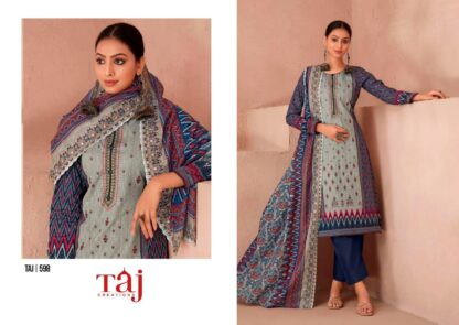 TAJ CREATION 598 COTTON PAKISTANI SUITS WHOLESALE PRICE BEST QUALITY PAKISTANI SUITS, ONLINE SHOPPING SUITS, PAKISTANI SALWAR KAMEEZ, PAKISTANI SUITS AT MANUFACTURER PRICE, PAKISTANI SUITS BEST PRICE, PAKISTANI SUITS COLLECTION, PAKISTANI SUITS IN SINGLE, PAKISTANI SUITS IN SURAT, PAKISTANI SUITS MANUFACTURER IN SURAT, PAKISTANI SUITS ONLINE SHOPPING, PAKISTANI SUITS ONLINE SHOPPING IN INDIA, PAKISTANI SUITS WHOLESALE, PAKISTANI SUITS WHOLESALE DELHI, PAKISTANI SUITS WHOLESALE IN DELHI, PAKISTANI SUITS WHOLESALER FROM SURAT, TAJ CREATION 598 COTTON  Pakistani Suits, Salwar Kameez, Single, Suits, TAJ CREATION