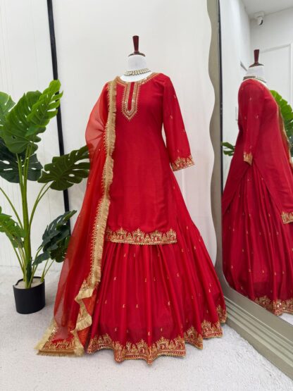 THE LIBAS COLLECTION 5876 CHINON SILK LEHNGA SUPPLIER IN INDIA BEST QUALITY PAKISTANI SUITS, ONLINE SHOPPING SUITS, PAKISTANI SALWAR KAMEEZ, PAKISTANI SUITS AT MANUFACTURER PRICE, PAKISTANI SUITS BEST PRICE, PAKISTANI SUITS IN SURAT, PAKISTANI SUITS ONLINE SHOPPING, THE LIBAS COLLECTION 5876  READYMADE, RTC, Single, Suits, THE LIBAS COLLECTION
