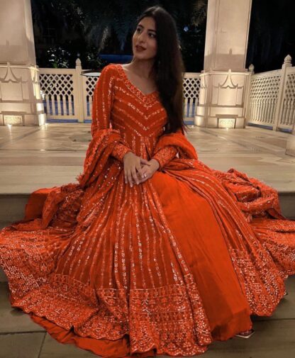 THE LIBAS COLLECTION 6453 ORANGE WHOLESALE LEHENGA WITH PRICE BEST QUALITY PAKISTANI SUITS, ONLINE SHOPPING SUITS, PAKISTANI SALWAR KAMEEZ, PAKISTANI SUITS AT MANUFACTURER PRICE, PAKISTANI SUITS BEST PRICE, PAKISTANI SUITS IN SURAT, PAKISTANI SUITS ONLINE SHOPPING, THE LIBAS COLLECTION 6453  READYMADE, RTC, Single, Suits, THE LIBAS COLLECTION