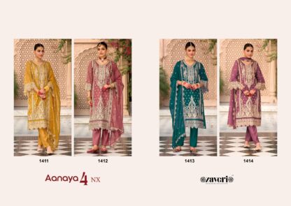 ZAVERI 1411 AANAYA 4 NX SALWAR KAMEEZ LATEST COLLECTION BEST QUALITY PAKISTANI SUITS, PAKISTANI SALWAR KAMEEZ, PAKISTANI SUITS AT MANUFACTURER PRICE, PAKISTANI SUITS BEST PRICE, PAKISTANI SUITS IN SURAT, PAKISTANI SUITS ONLINE SHOPPING, SALWAR KAMEEZ WHOLESALER, ZAVERI 1411 AANAYA 4 NX SALWAR KAMEEZ LATEST COLLECTION  Pakistani Suits, PAKISTANI SUITS BRAND, PAKISTANI SUITS DESIGN, PAKISTANI SUITS FOR WOMEN, PAKISTANI SUITS IN INDIA, PAKISTANI SUITS ONLINE, PAKISTANI SUITS ONLINE INDIA, PAKISTANI SUITS SURAT, PAKISTANI WHOLESALE CLOTHES SUPPLIER, READYMADE PAKISTANI SUITS, Single, SINGLE PIECE PAKISTANI SUITS ONLINE, Suits, WHOLESALE PAKISTANI SUITS IN SURAT, ZAVERI
