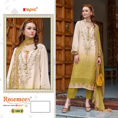 FEPIC ROSEMEEN C 1968 B PAKISTANI SUITS LATEST COLLECTION BEST QUALITY PAKISTANI SUITS, FEPIC ROSEMEEN C 1968 B PAKISTANI SUITS LATEST COLLECTION, ONLINE SHOPPING SUITS, PAKISTANI SALWAR KAMEEZ, PAKISTANI SUITS AT MANUFACTURER PRICE, PAKISTANI SUITS BEST PRICE, PAKISTANI SUITS IN SURAT, PAKISTANI SUITS ONLINE SHOPPING  FEPIC ROSEMEEN, Pakistani Suits, PAKISTANI SUITS BRAND, PAKISTANI SUITS DESIGN, PAKISTANI SUITS FOR WOMEN, PAKISTANI SUITS IN INDIA, PAKISTANI SUITS ONLINE, PAKISTANI SUITS ONLINE INDIA, PAKISTANI SUITS SURAT, PAKISTANI WHOLESALE CLOTHES SUPPLIER, READYMADE, Single, SINGLE PIECE PAKISTANI SUITS ONLINE, Suits, WHOLESALE PAKISTANI SUITS IN SURAT