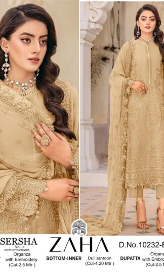 ZAHA 10232 B SERSHA-VOL-4 PAKISTANI SUITS FOR WOMENZAHA 10232 B SERSHA-VOL-4 PAKISTANI SUITS FOR WOMEN