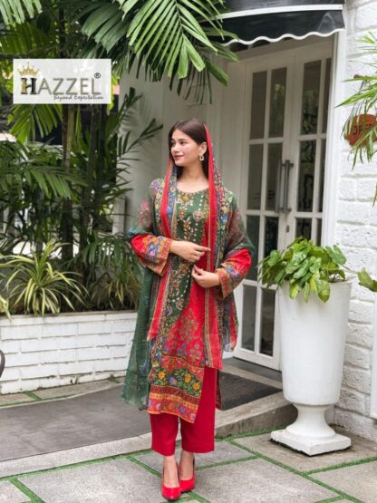 HAZZEL 0346 LATEST PAKISTANI SUITS WHOLESALER HAZZEL 0346, PAKISTANI AT BEST PRICE, PAKISTANI ONLINE, PAKISTANI SUITS ONLINE, PAKISTANI WHOLESALER  HAZZEL, Pakistani Suits, PAKISTANI SUITS BRAND, PAKISTANI SUITS DESIGN, PAKISTANI SUITS FOR WOMEN, PAKISTANI SUITS IN INDIA, PAKISTANI SUITS ONLINE, PAKISTANI SUITS ONLINE INDIA, PAKISTANI SUITS SURAT, PAKISTANI WHOLESALE CLOTHES SUPPLIER, Salwar Kameez, Single, Suits