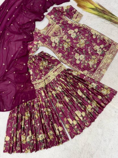 JD 617 CHINON SILK SHARARA SET ONLINE SHOPPING BEST QUALITY PAKISTANI SUITS, JD 617, ONLINE SHOPPING SUITS, PAKISTANI SUITS AT MANUFACTURER PRICE, PAKISTANI SUITS LATEST COLLECTION, PAKISTANI SUITS WHOLESALE, PAKISTANI SUITS WHOLESALE DELHI, SALWAR SUITS ONLINE IN INDIA, SALWAR SUITS ONLINE SHOPPING  BUY TOP PLAZZO SET FOR WOMEN ONLINE, INDIAN PLAZZO SUITS SET, NEW PLAZZO SET IN INDIA, Pakistani Suits, PLAZZO, PLAZZO SUITS DESIGN FOR GIRL, PLAZZO SUITS PARTY WEAR, PLAZZO SUITS PARTY WEAR WITH DUPATTA, READYMADE, Salwar Kameez, SHARARA, SHARARA SET FOE WEDDDING, SHARARA SUITS ONLINE SHOPPING, SHARARA SUITS ONLINE WHOLESALE IN SURAT, Single, Suits, SURAT GOWN WHOLESALE MARKET, WEDDING GOWN ONLINE SHOPPING