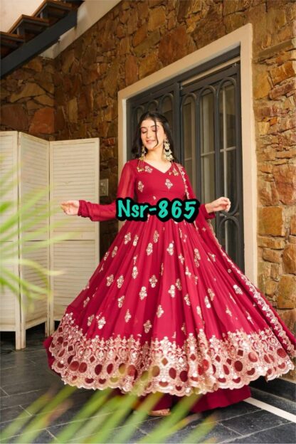 NSR 865 RED DESIGNER GOWN ONLINE SHOPPING BEST QUALITY PAKISTANI SUITS, NSR 865 RED, ONLINE SHOPPING SUITS, PAKISTANI SUITS AT MANUFACTURER PRICE, PAKISTANI SUITS LATEST COLLECTION, PAKISTANI SUITS WHOLESALE, PAKISTANI SUITS WHOLESALE DELHI, SALWAR SUITS ONLINE IN INDIA, SALWAR SUITS ONLINE SHOPPING  NSR, Pakistani Suits, READYMADE, Salwar Kameez, SALWAR SUITS FOR WOMEN, SALWAR SUITS ONLINE IN INDIA, SALWAR SUITS ONLINE SHOPPING, SALWAR SUITS ONLINE WHOLESALE, Single, Suits