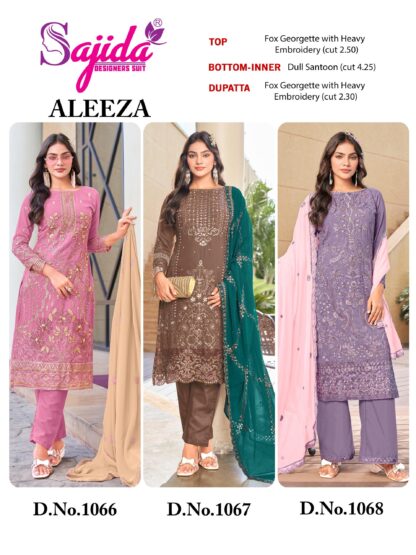 SAJIDA DESIGNER SD 1067 ALEEZA-VOL-1 PAKISTANI SUITS PAKISTANI SUITS IN SINGLE, PAKISTANI SUITS LATEST COLLECTION, PAKISTANI SUITS MANFUACTURER, PAKISTANI SUITS WHOLESALER, SAJIDA DESIGNER SD 1067 ALEEZA-VOL-1, SALWAR KAMEEZ WHOLESALER  MEHBOOB TEX, Pakistani Suits, PAKISTANI SUITS BRAND, PAKISTANI SUITS DESIGN, PAKISTANI SUITS FOR WOMEN, PAKISTANI SUITS IN INDIA, PAKISTANI SUITS ONLINE, PAKISTANI SUITS ONLINE INDIA, PAKISTANI SUITS SURAT, PAKISTANI WHOLESALE CLOTHES SUPPLIER, SAJIDA DESIGNER, Single, Suits