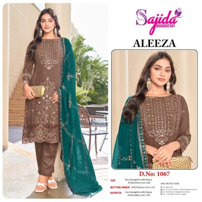 SAJIDA DESIGNER SD 1067 ALEEZA-VOL-1 PAKISTANI SUITS PAKISTANI SUITS IN SINGLE, PAKISTANI SUITS LATEST COLLECTION, PAKISTANI SUITS MANFUACTURER, PAKISTANI SUITS WHOLESALER, SAJIDA DESIGNER SD 1067 ALEEZA-VOL-1, SALWAR KAMEEZ WHOLESALER  MEHBOOB TEX, Pakistani Suits, PAKISTANI SUITS BRAND, PAKISTANI SUITS DESIGN, PAKISTANI SUITS FOR WOMEN, PAKISTANI SUITS IN INDIA, PAKISTANI SUITS ONLINE, PAKISTANI SUITS ONLINE INDIA, PAKISTANI SUITS SURAT, PAKISTANI WHOLESALE CLOTHES SUPPLIER, SAJIDA DESIGNER, Single, Suits