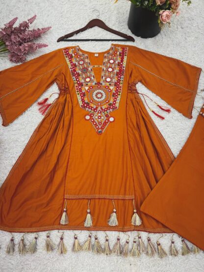 SRK 5286 ORANGE RAKHI SPECIAL PLAZZO SET WHOLESALE ONLINE BEST QUALITY PAKISTANI SUITS, ONLINE SHOPPING SUITS, PAKISTANI SUITS AT MANUFACTURER PRICE, PAKISTANI SUITS LATEST COLLECTION, PAKISTANI SUITS WHOLESALE, PAKISTANI SUITS WHOLESALE DELHI, SRK 5286 ORANGE  INDIAN PLAZZO SUITS SET, NEW PLAZZO SET IN INDIA, Pakistani Suits, PLAZZO SUITS DESIGN FOR GIRL, PLAZZO SUITS PARTY WEAR, PLAZZO SUITS PARTY WEAR WITH DUPATTA, READYMADE, Salwar Kameez, Single, SRK, Suits, TOP PLAZZO SET WITH DUPATTA