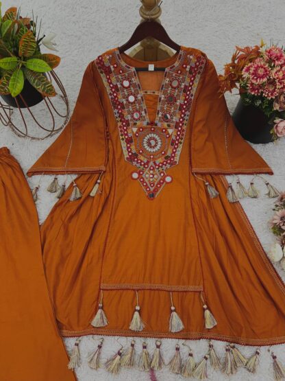 SRK 5286 ORANGE RAKHI SPECIAL PLAZZO SET WHOLESALE ONLINE BEST QUALITY PAKISTANI SUITS, ONLINE SHOPPING SUITS, PAKISTANI SUITS AT MANUFACTURER PRICE, PAKISTANI SUITS LATEST COLLECTION, PAKISTANI SUITS WHOLESALE, PAKISTANI SUITS WHOLESALE DELHI, SRK 5286 ORANGE  INDIAN PLAZZO SUITS SET, NEW PLAZZO SET IN INDIA, Pakistani Suits, PLAZZO SUITS DESIGN FOR GIRL, PLAZZO SUITS PARTY WEAR, PLAZZO SUITS PARTY WEAR WITH DUPATTA, READYMADE, Salwar Kameez, Single, SRK, Suits, TOP PLAZZO SET WITH DUPATTA