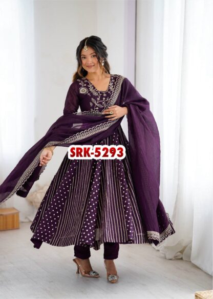 SRK 5293 ANARKALI GOWN WITH DUPATTASINGLE PIECE BEST QUALITY PAKISTANI SUITS, ONLINE SHOPPING SUITS, PAKISTANI SUITS AT MANUFACTURER PRICE, PAKISTANI SUITS LATEST COLLECTION, PAKISTANI SUITS WHOLESALE, PAKISTANI SUITS WHOLESALE DELHI, SRK 5293 ANARKALI GOWN  BUY LADIES GOWN WHOLESALE PRICE, Gown, GOWN SURAT ONLINE SHOPPING, INDIAN PLAZZO SUITS SET, NEW PLAZZO SET IN INDIA, Pakistani Suits, PLAZZO SUITS DESIGN FOR GIRL, PLAZZO SUITS PARTY WEAR, PLAZZO SUITS PARTY WEAR WITH DUPATTA, READYMADE, Salwar Kameez, Single, SRK, Suits, TOP PLAZZO SET WITH DUPATTA