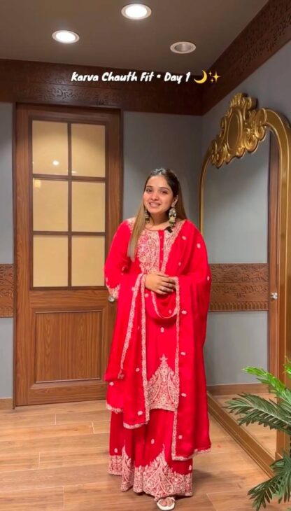 SRK 5294 KARVA CHAUTH BEST SHARARA SET SUPPLIERS IN SURAT ONLINE SHOPPING SUITS, PAKISTANI SUITS AT MANUFACTURER PRICE, PAKISTANI SUITS LATEST COLLECTION, PAKISTANI SUITS WHOLESALE, PAKISTANI SUITS WHOLESALE DELHI, SRK 5294 KARVA CHAUTH  BUY SHARARA SETS FOR WOMEN ONLINE IN INDIA, Lehenga, LEHENGA CHOLI, LEHENGA SET ONLINE SHOPPING, LEHENGA WHOLESALE IN SURAT, LEHENGA WHOLESALE MARKET IN INDIA, LEHENGA WHOLESALE ONLINE INDAI, LEHENGA WHOLESALE ONLINE INDIA WITH PRICE, Pakistani Suits, Salwar Kameez, Single, SRK, Suits, WHOLESALE LEHENGA MARKET IN SURAT WITH PRICE