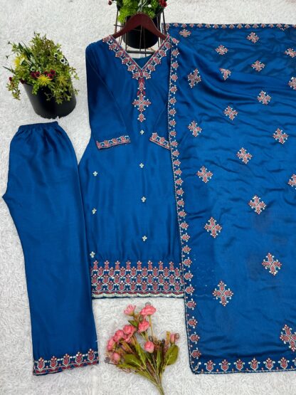 SSR 5005 BLUE SALWAR SUITS ONLINE SUPPLIER DESIGNER SUITS AT WHOLESALE PRICE, DESIGNER SUITS WHOLESALER, SALWAR KAMEEZ MANUFACTURER, SALWAR KAMEEZ WHOLESALER, SSR 5005 BLUE  READYMADE, Salwar Kameez, SALWAR SUITS, SALWAR SUITS FOR WOMEN, SALWAR SUITS ONLINE IN INDIA, SALWAR SUITS ONLINE SHOPPING, SALWAR SUITS ONLINE SUPLLIER, SHARARA SUITS ONLINE SHOPPING, Single, SSR, Suits