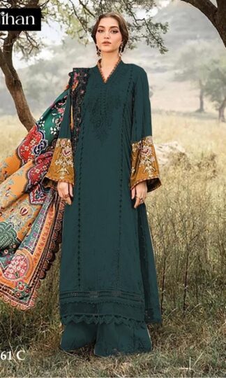 JIHAN 3561 C MARIA B EXCLUSIVE COLLECTION PAKISTANI SUITS IN SINGLE PIECEJIHAN 3561 C MARIA B EXCLUSIVE COLLECTION PAKISTANI SUITS IN SINGLE PIECE