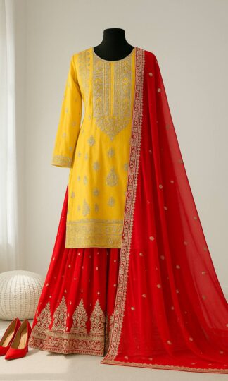 ZSR 3146 YELLOW SALWAR KAMEEZ BEST PRICEZSR 3146 YELLOW SALWAR KAMEEZ BEST PRICE