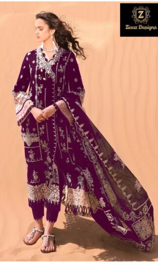 ZIAAZ DESIGNS 608 C PAKISTANI SUITS IN SINGLE PIECEZIAAZ DESIGNS 608 C PAKISTANI SUITS IN SINGLE PIECE