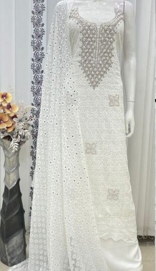 JS 21 WHITE GEORGETTE SALWAR SUITS SUPPLIERJS 21 WHITE GEORGETTE SALWAR SUITS SUPPLIER