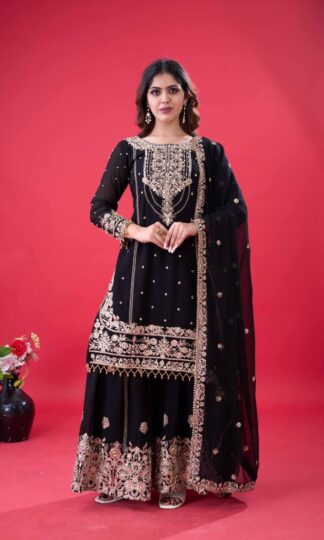 SHREE HARI SR 1688 BLACK SALWAR KAMEEZSHREE HARI SR 1688 BLACK SALWAR KAMEEZ