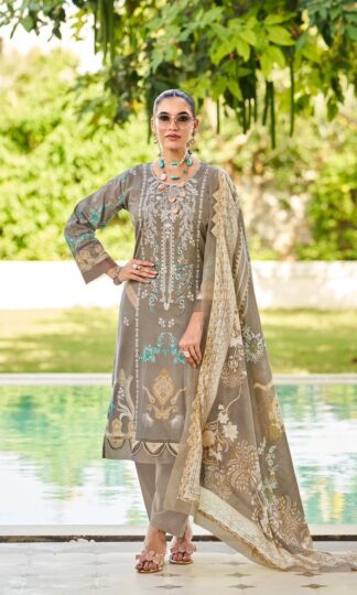 COSMOS 1002 BLISS EMBROIDERY LAWN VOL 1 PAKISTANI SUITSCOSMOS 1002 BLISS EMBROIDERY LAWN VOL 1 PAKISTANI SUITS