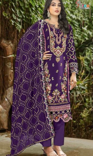 SHREE FABS AFSANA B PARTY WEAR VELVET PAKISTANI SUITS ONLINESHREE FABS AFSANA B PARTY WEAR VELVET PAKISTANI SUITS ONLINE