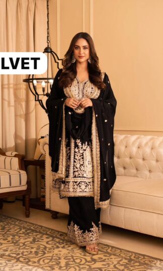 LC 1416 KURTA SET IN VELVET LATEST DESIGNER 2025LC 1416 KURTA SET IN VELVET LATEST DESIGNER 2025