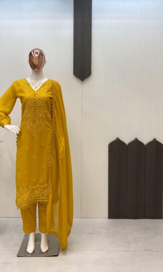 LG 2002 YELLOW TOP PLAZZO SET WITH DUPATTA FOR WOMENLG 2002 YELLOW TOP PLAZZO SET WITH DUPATTA FOR WOMEN