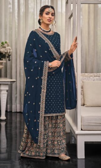 THE LIBAS COLLECTION 1448 BLUE PLAZZO SET SUPPLIERTHE LIBAS COLLECTION 1448 BLUE PLAZZO SET SUPPLIER