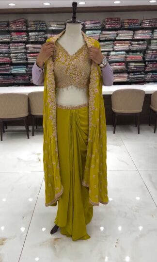 BHANDARI BE 378 BLOUSE SKIRT AND SHRUGE ONLINE WHOLESALEBHANDARI BE 378 BLOUSE SKIRT AND SHRUGE ONLINE WHOLESALE