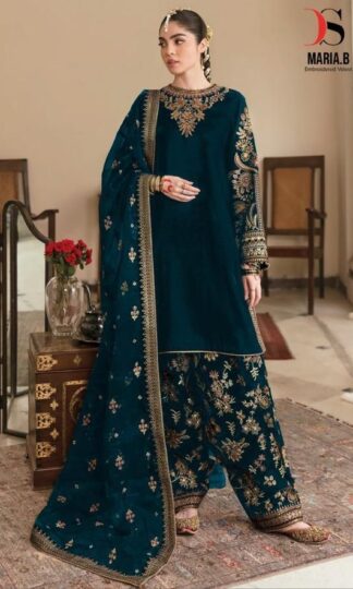 DEEPSY MARIA B 104 F VELVET SUITS MANUFACTURER IN INDIANDEEPSY MARIA B 104 F VELVET SUITS MANUFACTURER IN INDIAN