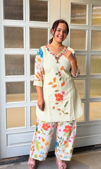 KARMA FASHION KF 1700 COTTON TOP AND BOTTOMKARMA FASHION KF 1700 COTTON TOP AND BOTTOM