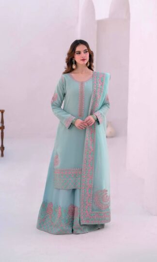 KARMA FASHION KF 1702 PAKISTANI SUITS WITH PLAZZO COLLECTIONKARMA FASHION KF 1702 PAKISTANI SUITS WITH PLAZZO COLLECTION