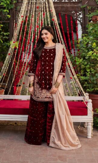 KARMA FASHION KF 1707 PAKISTANI VELVET SUITSKARMA FASHION KF 1707 PAKISTANI VELVET SUITS