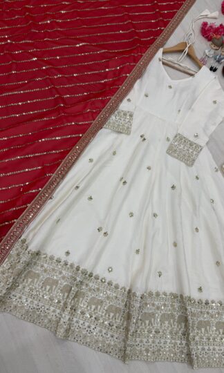 LADY LOOK 034 ANARKALI GOWN SET WHOLESALE PRICELADY LOOK 034 ANARKALI GOWN SET WHOLESALE PRICE