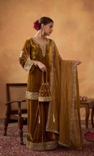 LC 1421 VELVET SUITS WHOLESALER SURAT IN INDIALC 1421 VELVET SUITS WHOLESALER SURAT IN INDIA