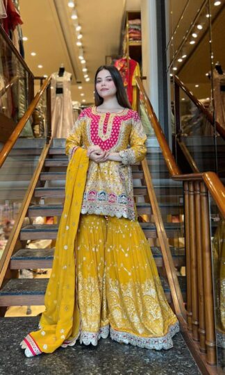 MF 403 SHARARA PLAZZO WHOLESALE SURATMF 403 SHARARA PLAZZO WHOLESALE SURAT