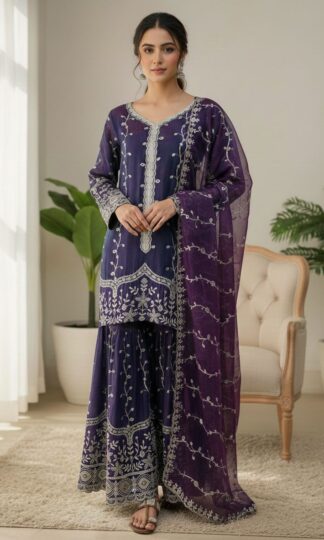 SSR 533 PURPLE TOP BOTTOM & DUPATTA SET WITH PRICESSR 533 PURPLE TOP BOTTOM & DUPATTA SET WITH PRICE