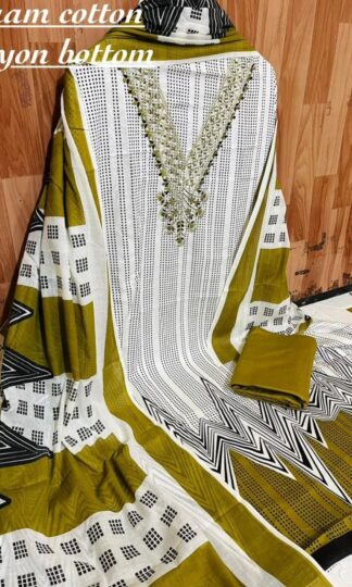 THE LIBAS KARACHI PRINT JAM COTTON DRESS MATERIALTHE LIBAS KARACHI PRINT JAM COTTON DRESS MATERIAL