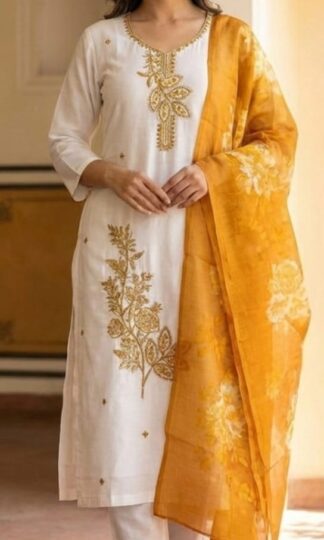 THE LIBAS COLLECTION WHITE MASLIN KURTI ONLINE INDIATHE LIBAS COLLECTION WHITE MASLIN KURTI ONLINE INDIA