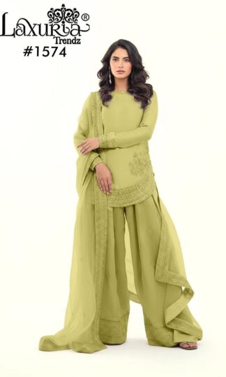 LAXURIA TRENDZ 1574 LEMON GREEN PAKISTANI KURTI WHOLESALELAXURIA TRENDZ 1574 LEMON GREEN PAKISTANI KURTI WHOLESALE
