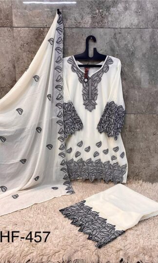 HOOR TEX HF 457 WHITE PAKISTANI SUITS ONLINE SUITS WITH PRICEHOOR TEX HF 457 WHITE PAKISTANI SUITS ONLINE SUITS WITH PRICE