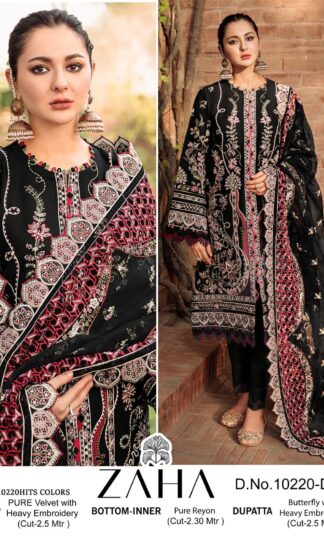 ZAHA 10220 D PAKISTANI SUITS FOR WOMENZAHA 10220 D PAKISTANI SUITS FOR WOMEN