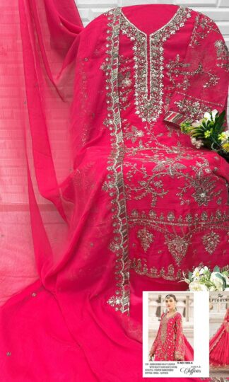 FLORENT 1055 A MARIA B CHIFFON PAKISTANI SUITS FOR WOMENFLORENT 1055 A MARIA B CHIFFON PAKISTANI SUITS FOR WOMEN