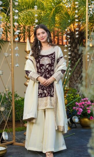 AD 221 HEAVY ORGANZA SILK TOP PLAZZO WITH DUPATTA COLLECTION FOR WOMENAD 221 HEAVY ORGANZA SILK TOP PLAZZO WITH DUPATTA COLLECTION FOR WOMEN