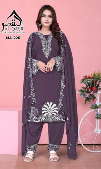 AL QASR MA 220 PURPLE PAKISTANI KURTI MANUFACTURERAL QASR MA 220 PURPLE PAKISTANI KURTI MANUFACTURER