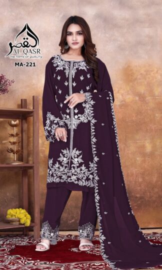 AL QASR MA 247 PURPLE PAKISTANI KURTI WITH PRICEAL QASR MA 247 PURPLE PAKISTANI KURTI WITH PRICE