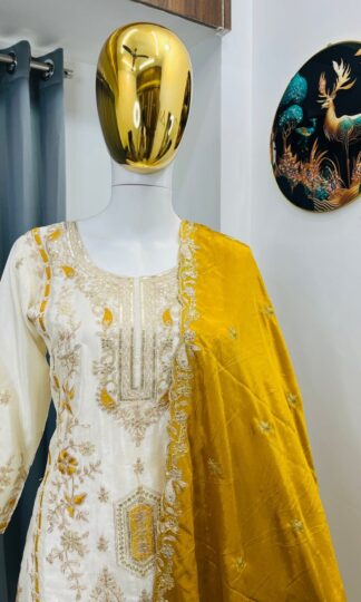 ASTHA COLLECTION AC 7040 MUSTARD YELLOW EID SPECIA PLAZZO SETASTHA COLLECTION AC 7040 MUSTARD YELLOW EID SPECIA PLAZZO SET